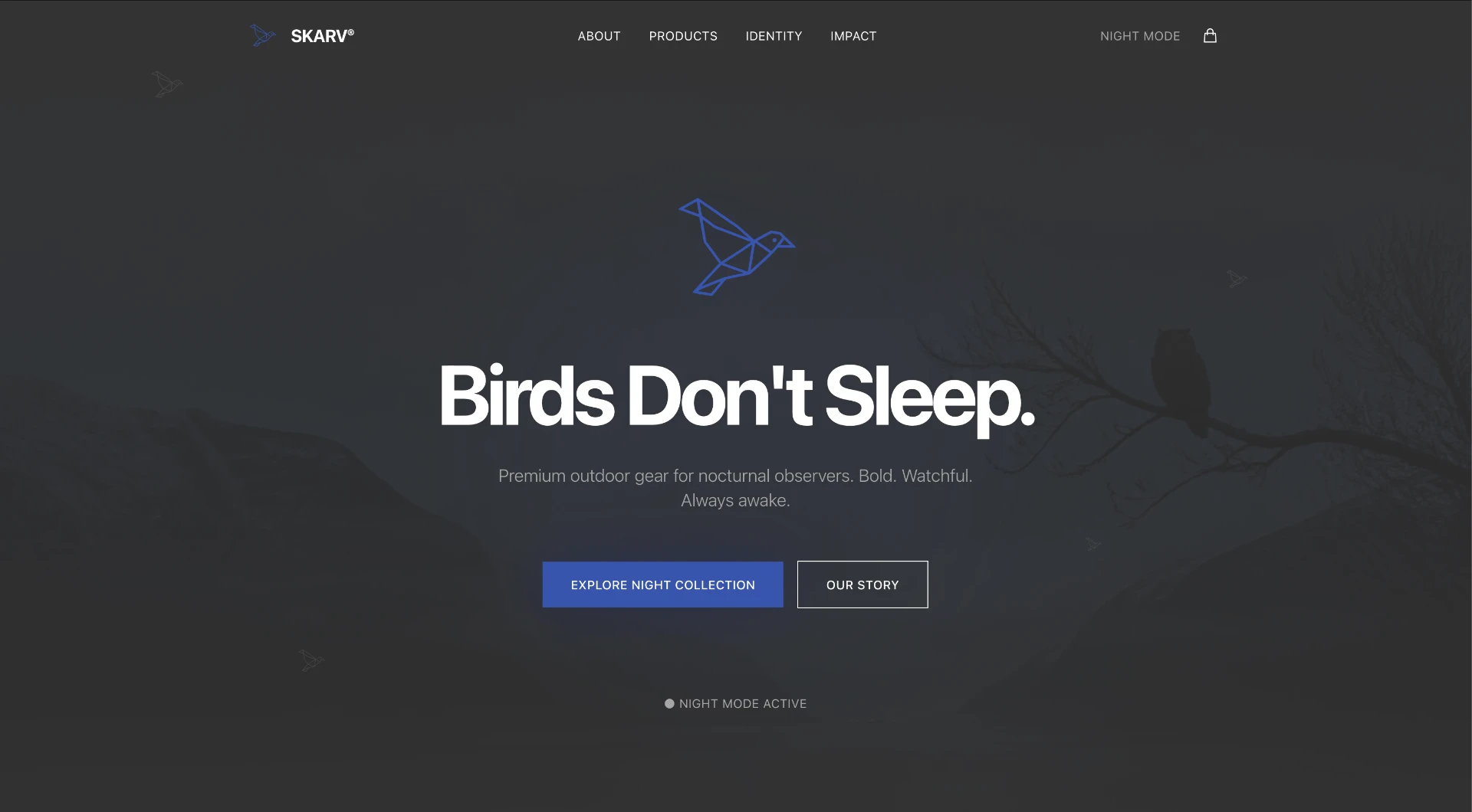 Skarv homepage built by Goodfront